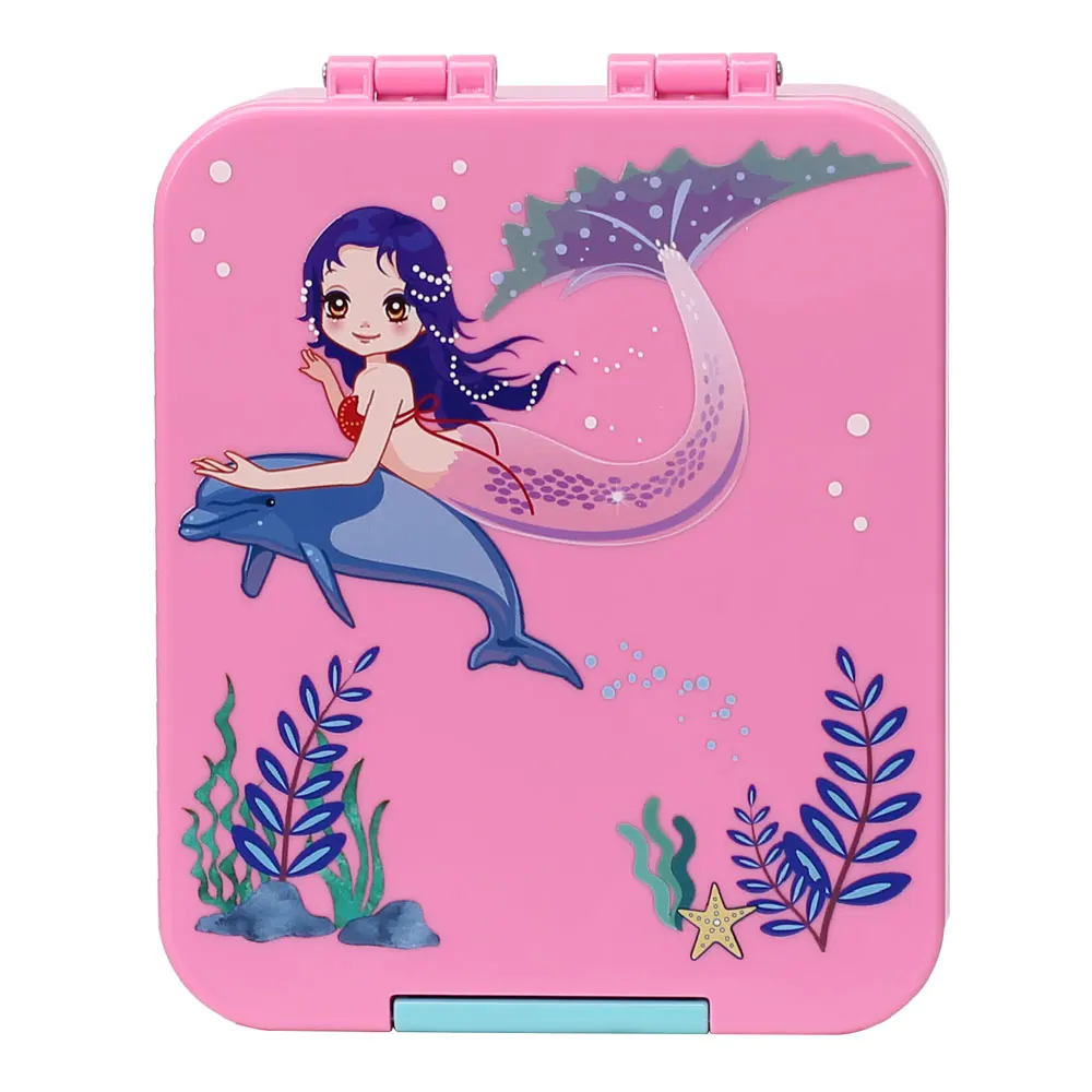 Kids Leak-Proof Bento Box For Travel Children School 4 Insulated Food Lunch Box For School