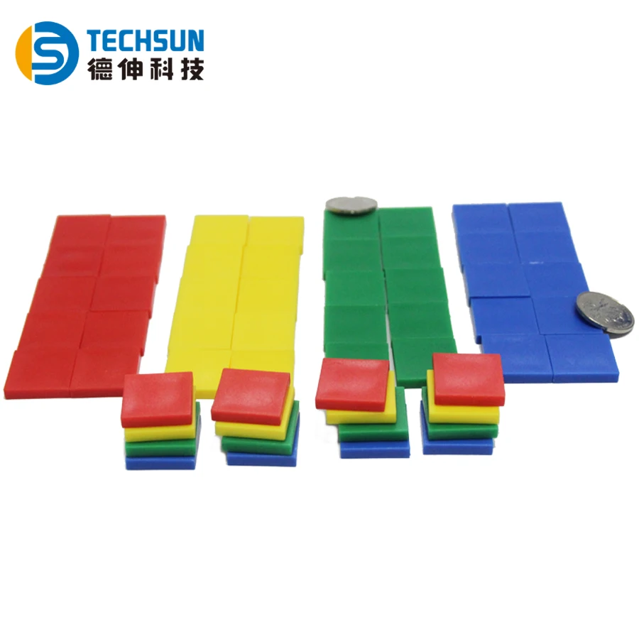 Educational Toy Plastic Color Square Tiles Math Toy Learning Resources 1 Inch Color Tiles for Kids
