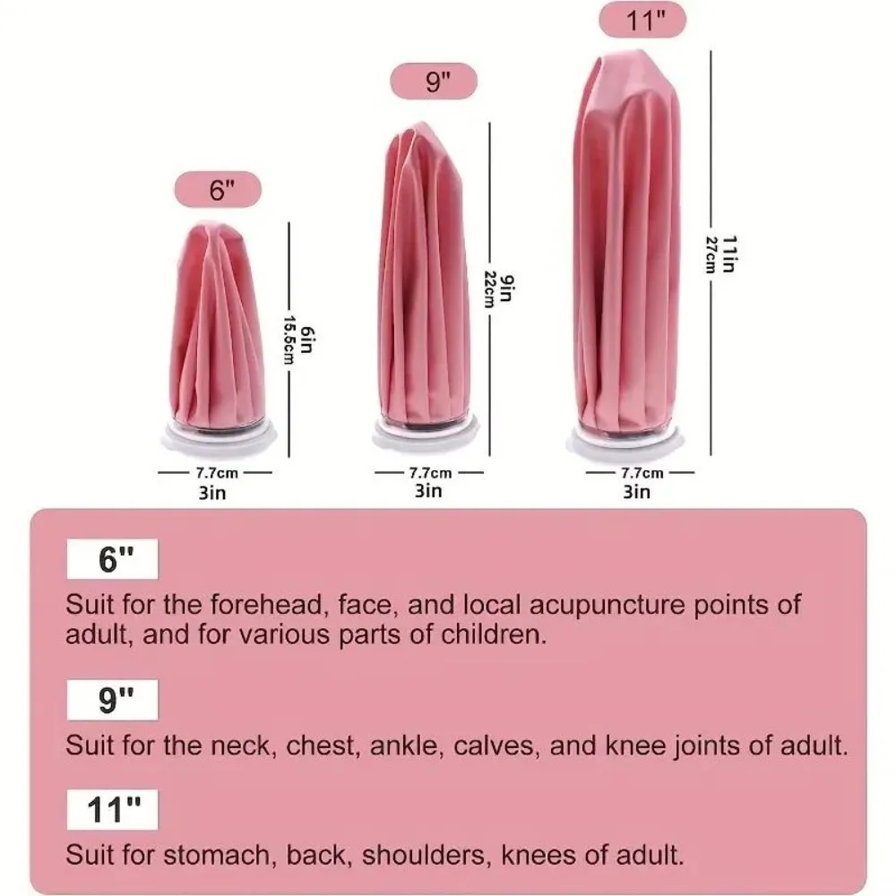 Reusable Various Sizes Medicla Ice Pack for Knee Head Leg Breathable Material Cooler Bag Pain Relief Injury Care Cold Therapy