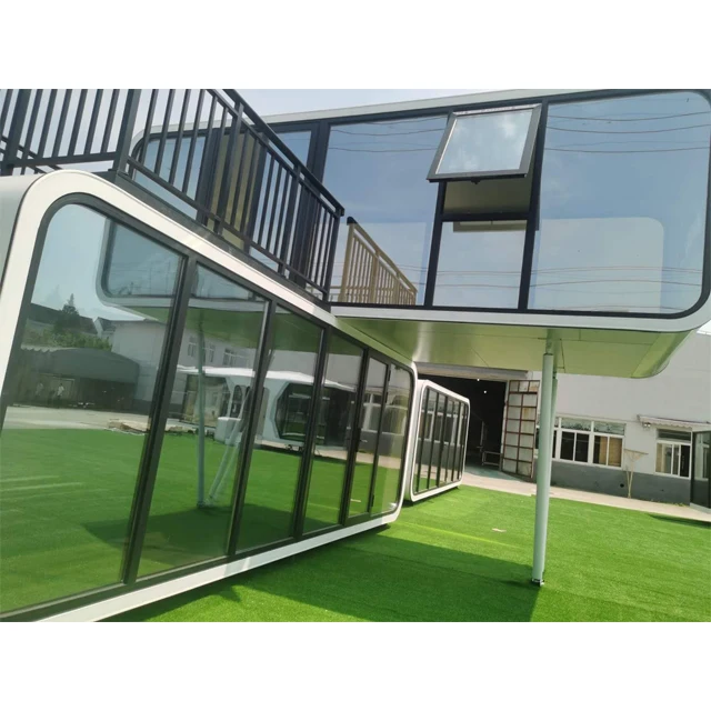 Luxury Working Customized Garden studio office Prefab House capsule Office Cabin Light Steel