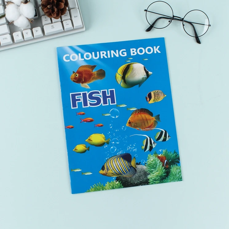 
Hot Selling Good Quality Drawing Set Coloring Custom Children Books For Kids With Pencil 