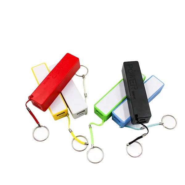 Cheap universal power banks mini portable charger OEM cute battery powerbank custom printing 2200mAh power bank keychain