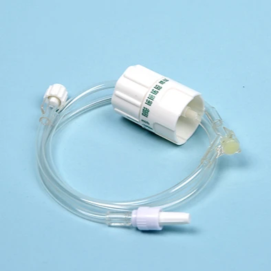 Прозрачная инфузионная медицинская одноразовая удлинительная трубка ПВХ/ТПУ