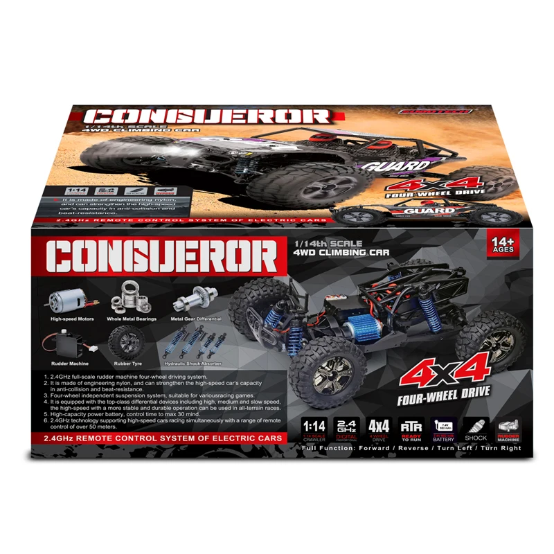 
1:14 scale 4wd radio remote control 25 km/h buggy rc car for kids 