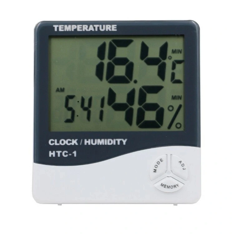 Large LCD screen Household Digital temperature and humidity meters indoor HTC-1 thermometer hygrometer
