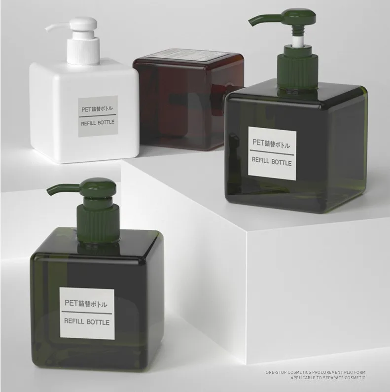 High Quality Soap Dispenser 250ml Cleaning Foam Pump Empty Bathroom Plastic Hand Wash Facial Cleanser Packaging Foam Bottle