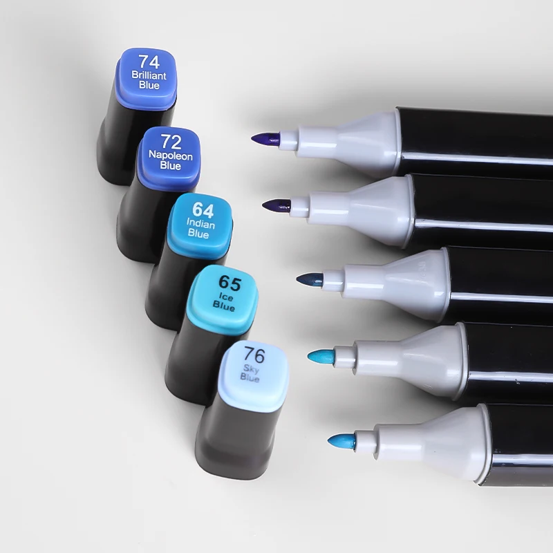 Eco-friendly Alcohol Base Double Side Markers Sketch Marker 40 Colors Pens Set