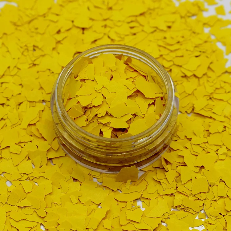 Kolortek Newest Wholesale Matte Vinyl Flakes Chips Epoxy Resin Color Flakes