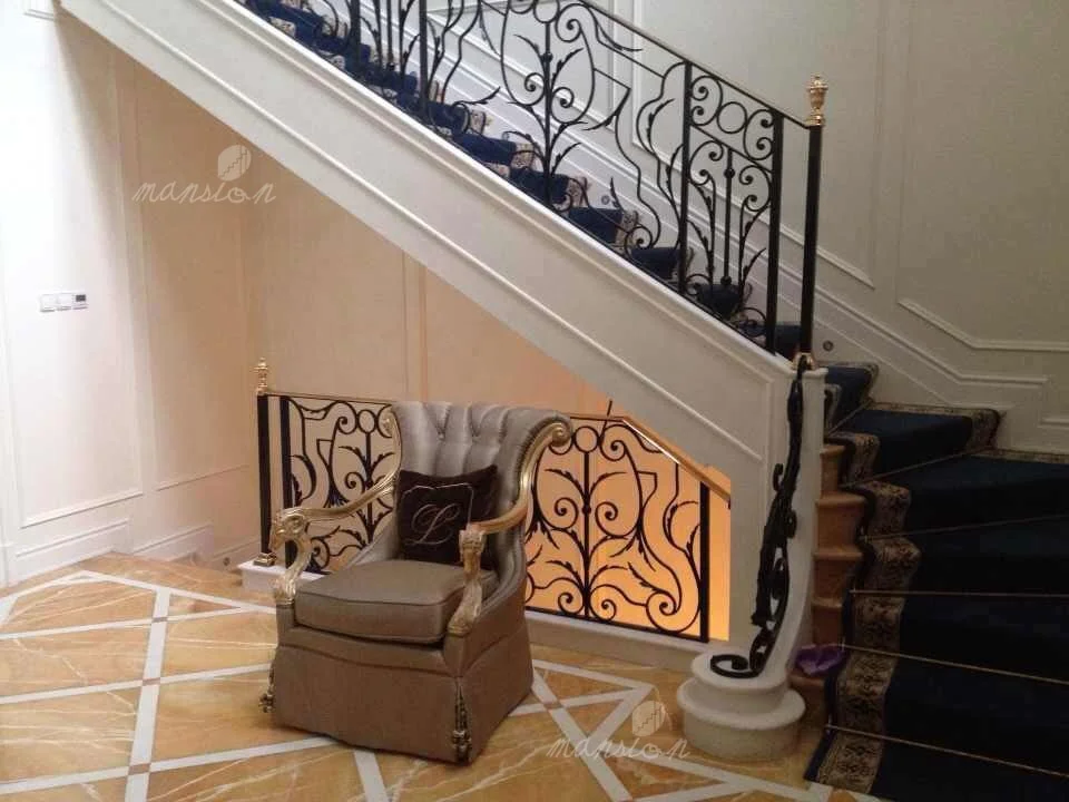 Декоративная балюстрада, железная лестничная балюстрада