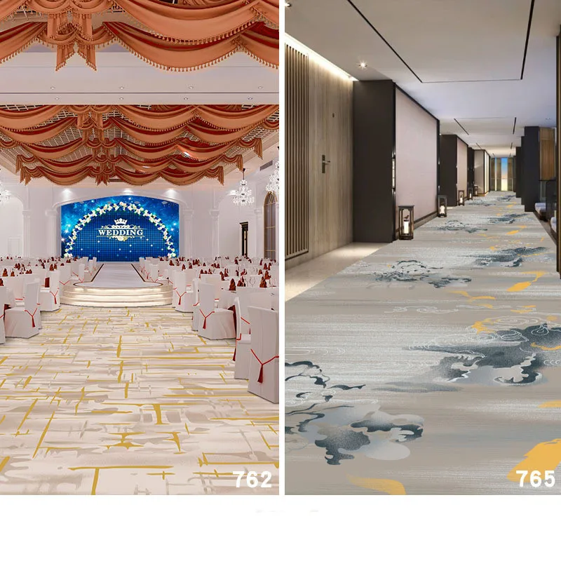 Chinese Traditional Design Axminster Printed Carpet For Hotel Banquet hall Rugs And Carpet Large for hotel