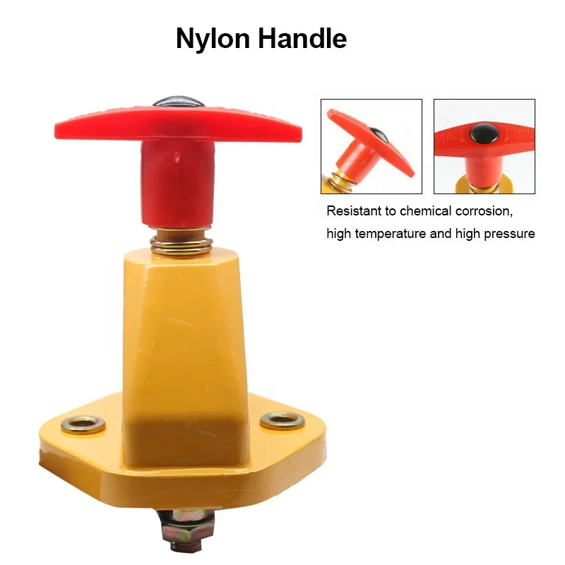 12V 250A Yellow Power Battery Disconnect Switch Cut Off Switch Battery Isolation