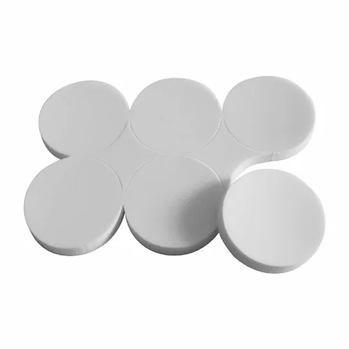 6 Pieces Round Latex-free Sponge in One Block for Facial Powder Makeup Puff