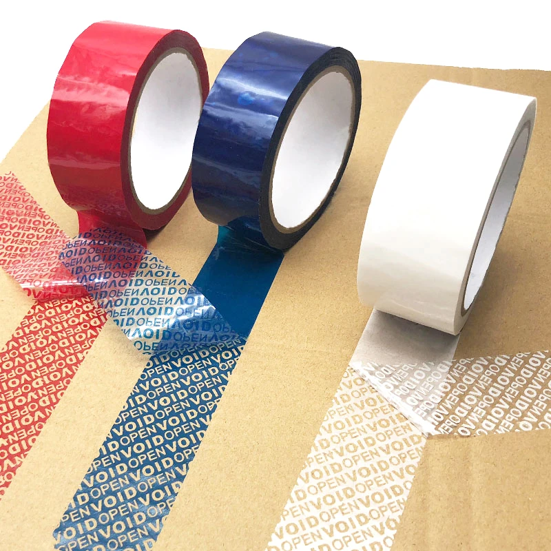 Serial Number Transfer Tamper Evidence Seal Custom Open Void Security Adhesive Tape