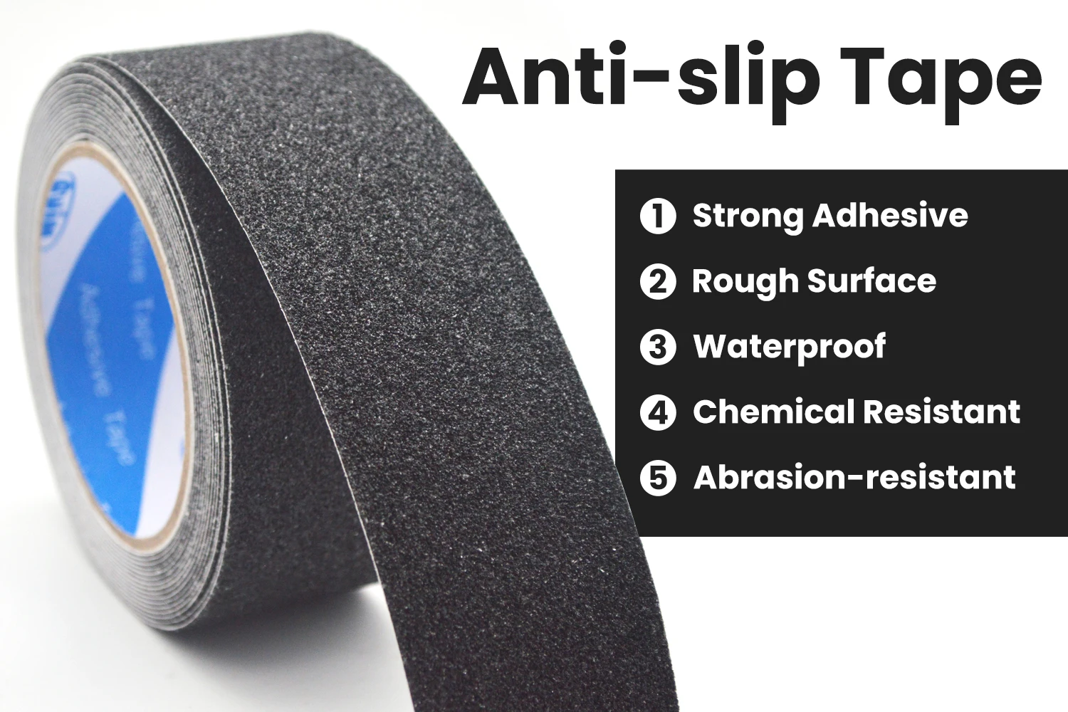 Wholesale Self Adhesive Waterproof Grip Bathtub Strip Non Slip Stair Safety Walk tread anti skid tape for Steps
