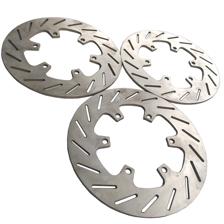6mm thick Titanium Gr5 12 Inch Ti Rear Brake Disc for road race car