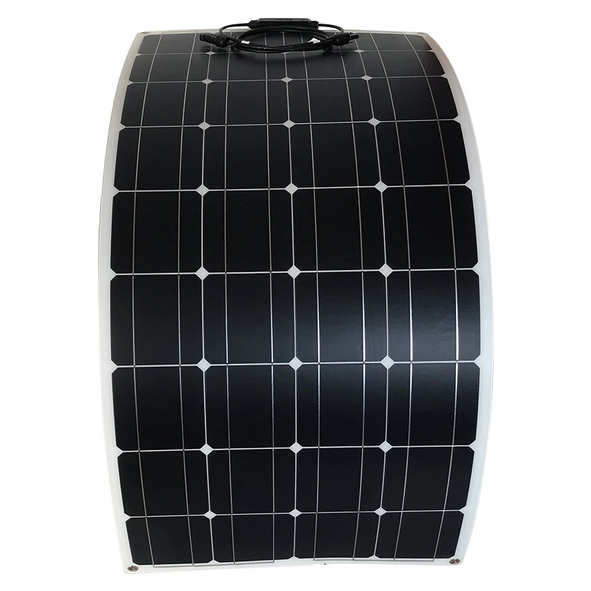 High performance monocrystalline Silicon flexible 100w 120w solar panel 12V solar module vehicles and ships factory for sale