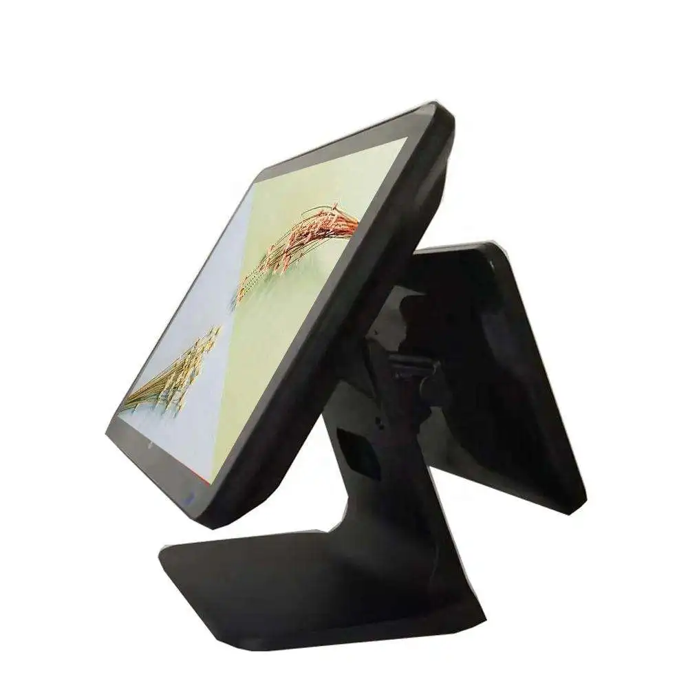 15 inch waterproof pos tft lcd touchscreen monitor Dual Touch Screen All-in-One POS System touch monitor dual screen
