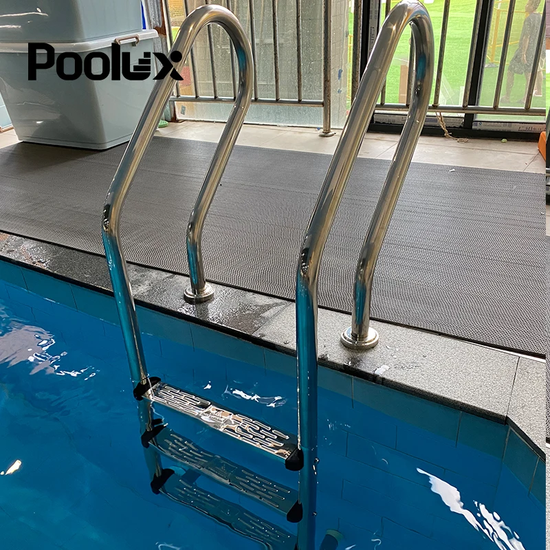 Poolux заводская цена из нержавеющей стали 2 3 4 5 ступенчатая лестница для бассейна уличная с безопасным поручнем лестницы