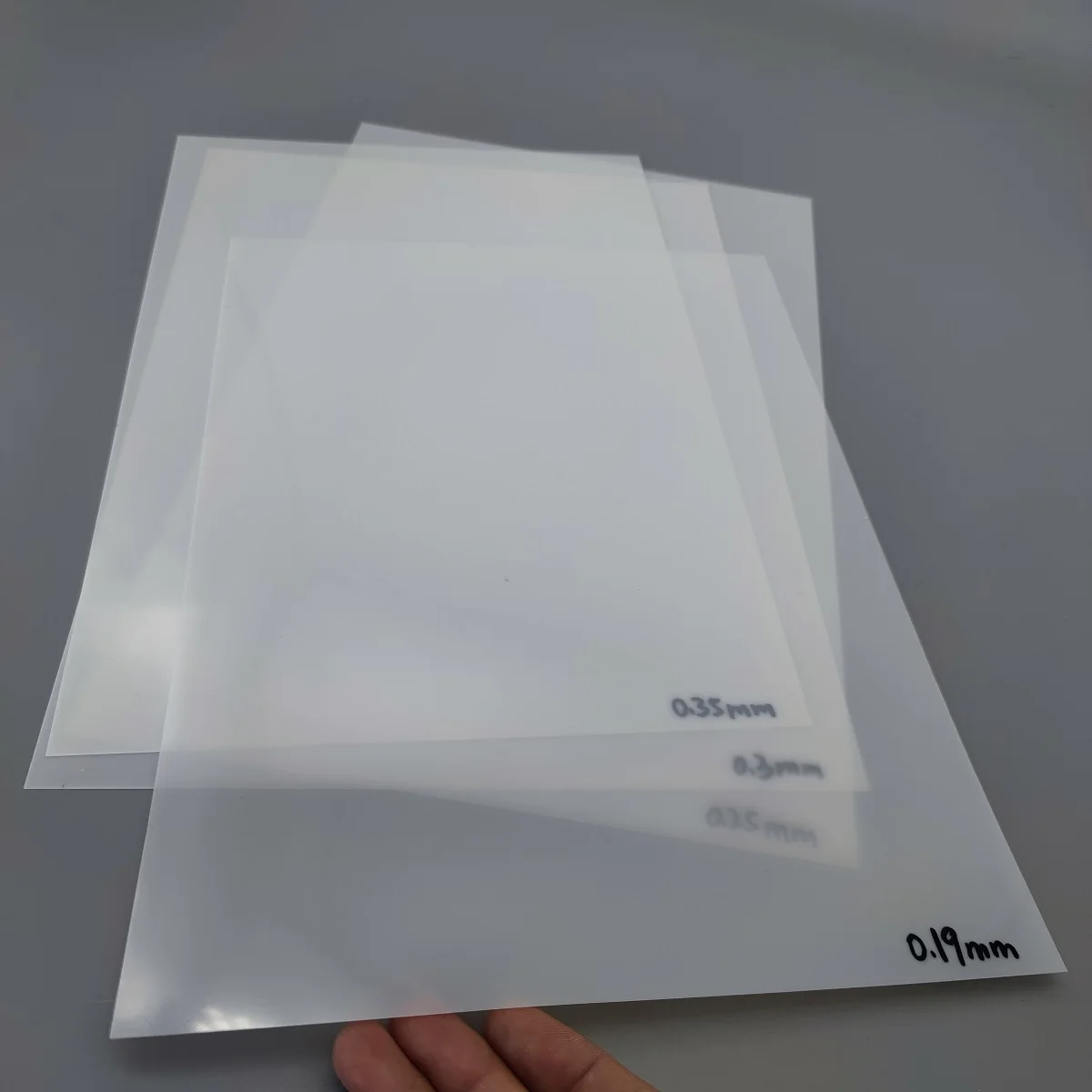 190 Micron A6 or Custom Size Blank Mylar Sheet Mylar Stencil Film For Stencil Painting Art Craft Laser