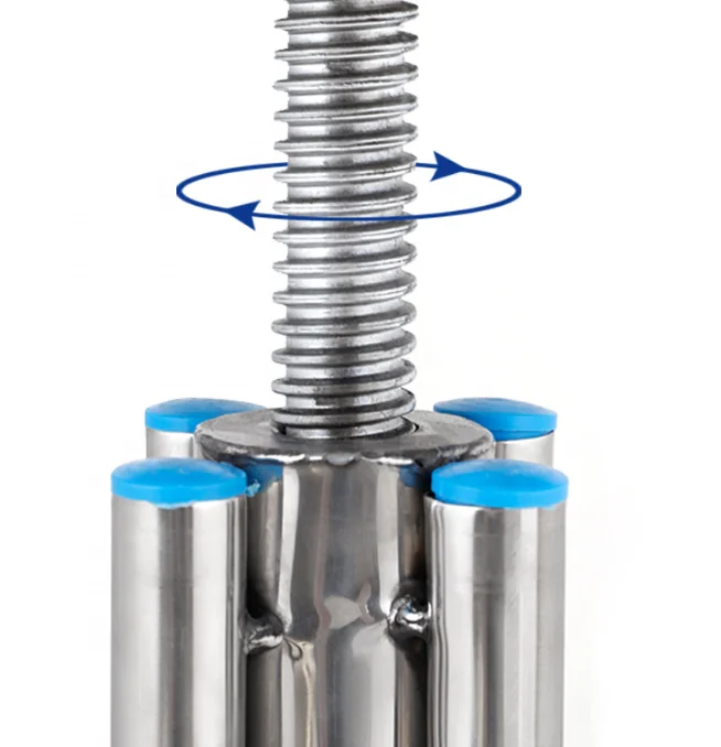 Thickened stainless steel round stool, school laboratory spiral rod lifting surgery, nurse factory workshop assembly line stool