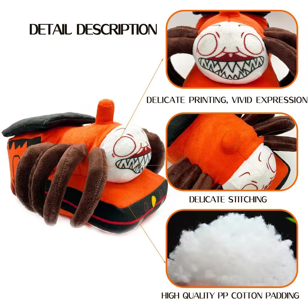 Low Price Wholesale Popular Cartoon Character Dolls Choo-Choo Charles Spider Train Plush Toys for Kids