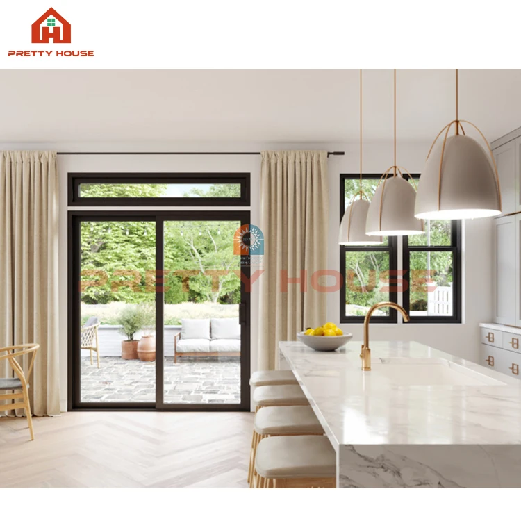 Philippines price 12 foot sound proof free sample aluminum sliding glass door