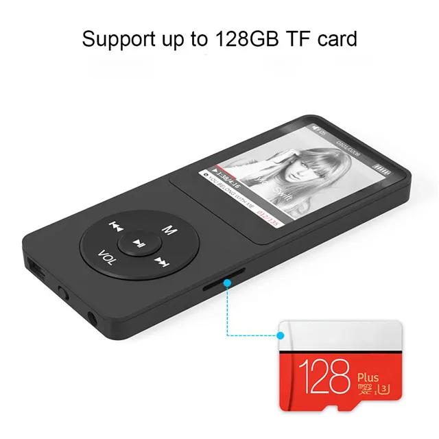 MP3-плеер 1 8 дюйма ГБ воспроизведение музыки с fm-радио видеоплеер электронная книга со
