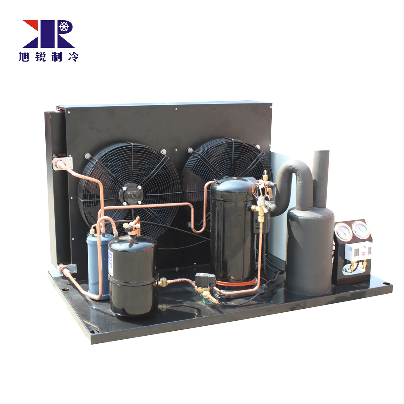 5% Discount 3hp Scroll Compressor Condensing Units for Sale Air Cooled Cold Storage Room Freezer Room Ce,iso9001 Open Type Black
