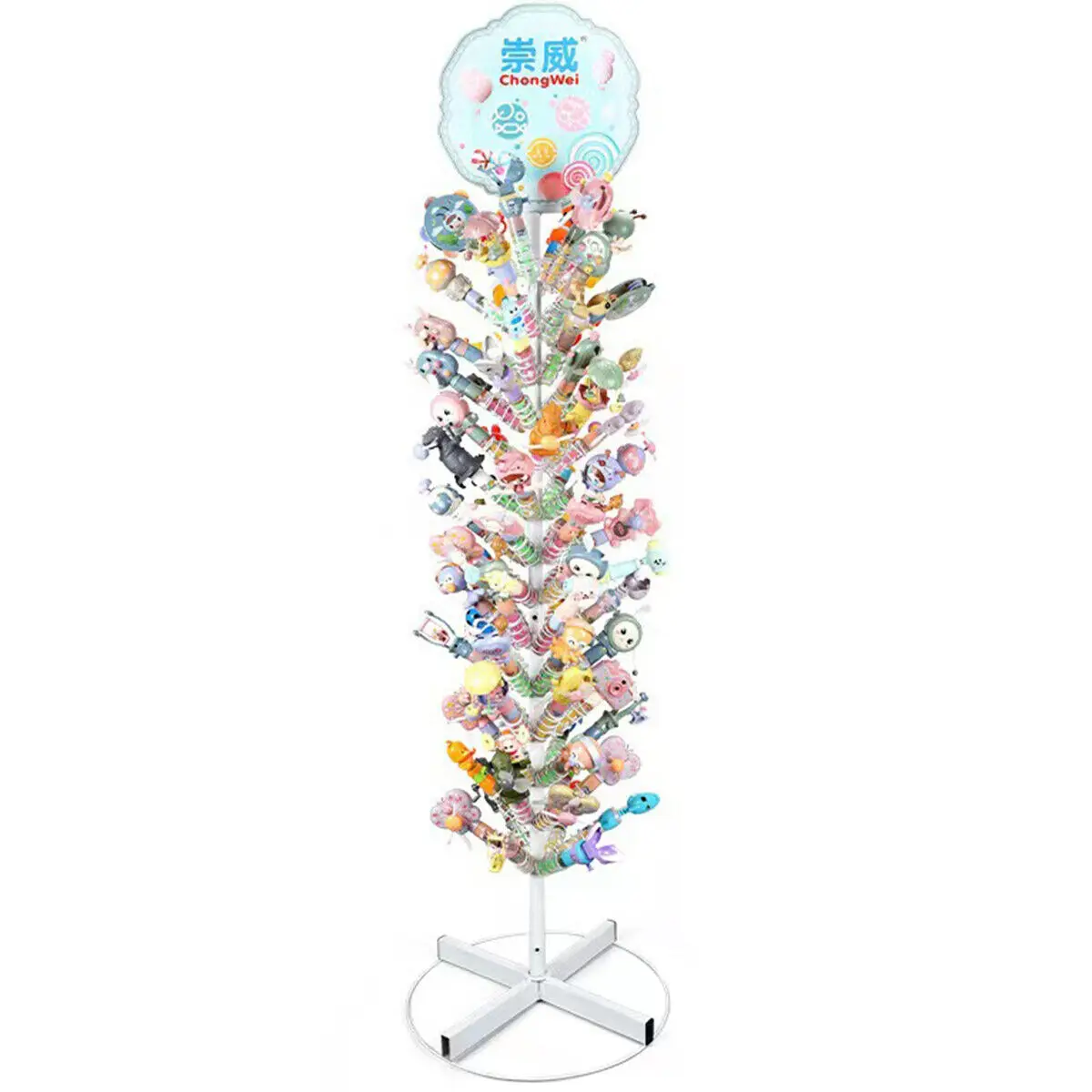 Candy Display Rack,84 Socket Lollipop Toy Holder,Cake Pop Stand For Retail Store,Snack Food Display Rack For Supermarket,Grocery