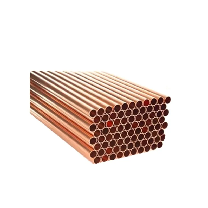 Outside Diameter: 0.3mm-200mm, 0.07mm-8.0mm  Copper Tube 1/4 Inch Pancake Coil Copper Pipe for Air Conditioner