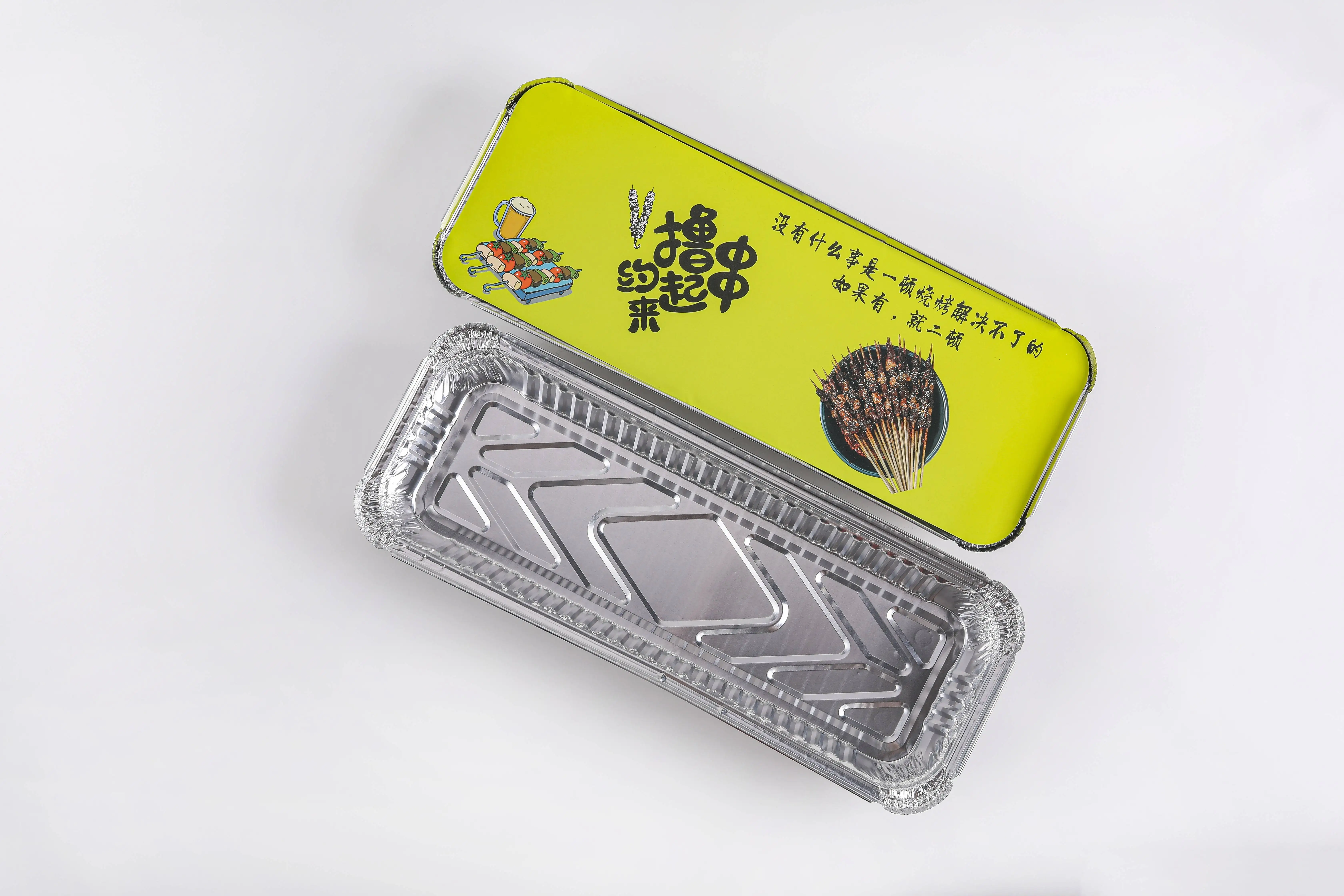 2021 Popular Foil Aluminum large tray factory wholesale price Household Kitchen Chicken Disposable Aluminum Foil Loaf Pan