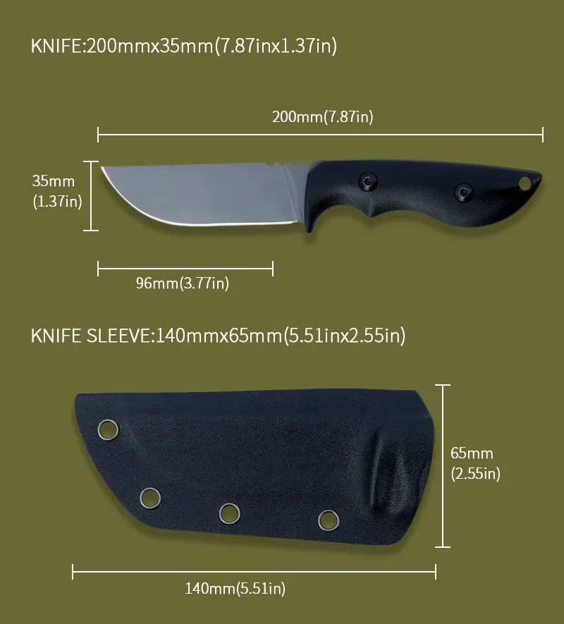 New High Hardness Outdoor Knife High Fenglido Functional Knife Outdoor Knife