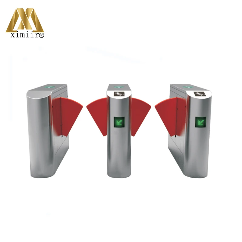 Flap Turnstile Hot Selling XIMI FT102 Gates Card Recognition Turnstile Flap Barrier Access