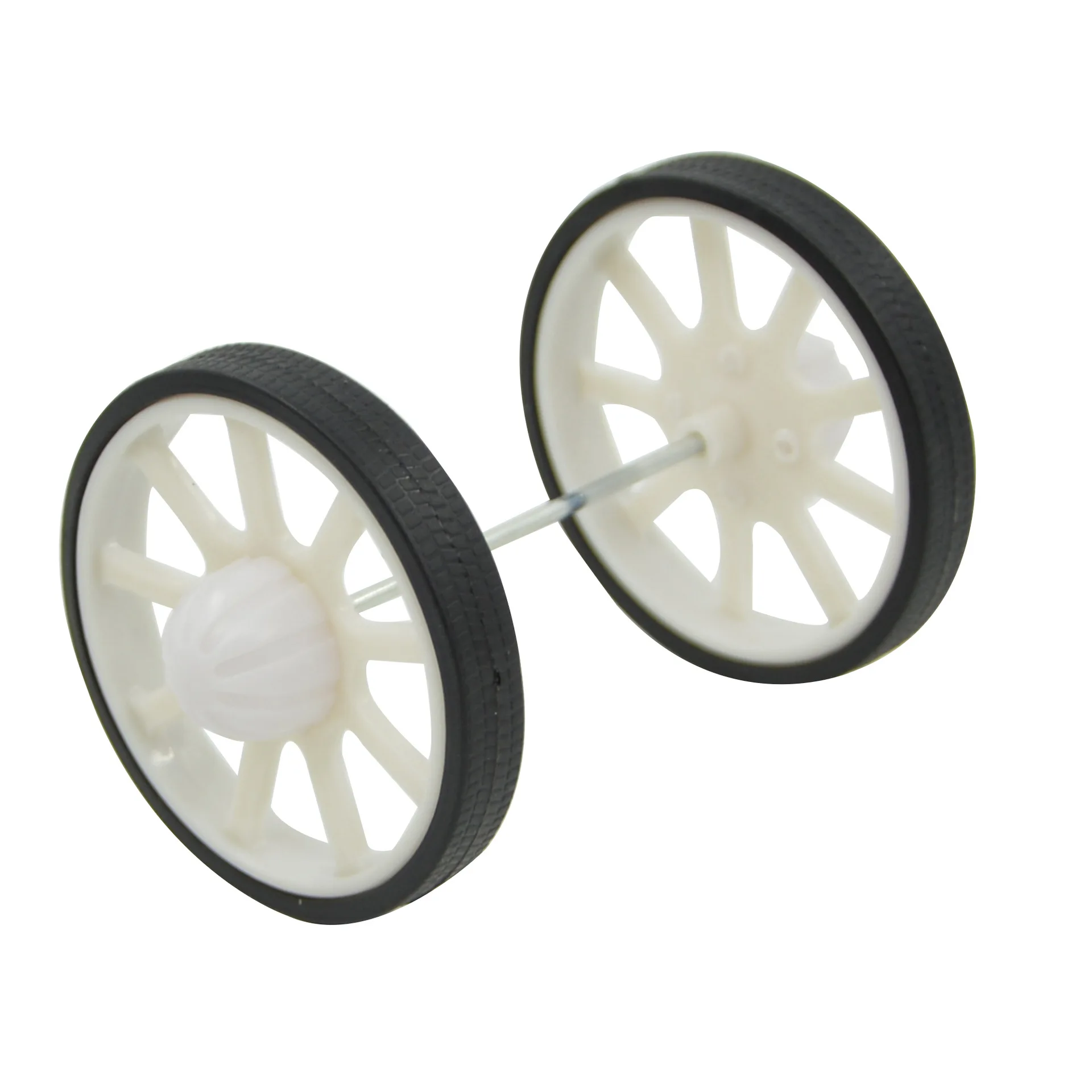 53 мм Пластиковые Колеса DIY модели автомобилей колеса оси оптовая продажа аксессуаров для транспортных средств