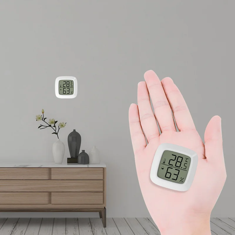 Hang Strong Stick Temperature Humidity Meter Mini Portable Indoor Thermometer Hygrometer With Magnetic Suction