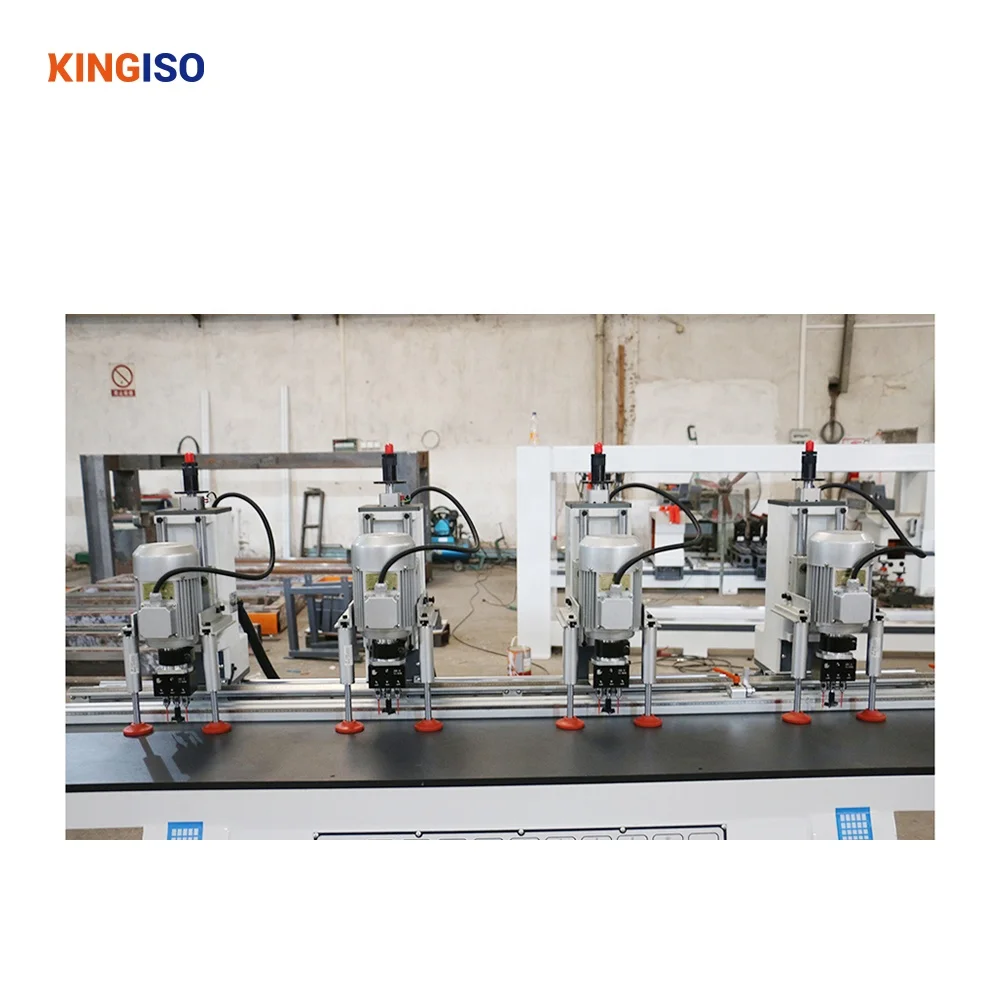 KINGISO Woodworking Furniture Making Machine Drilling Machine Four Head Hinge Drill Hinge Drill Machine