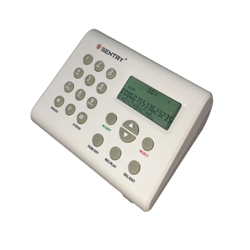 
 Новейший диктофон с отображением идентификатора вызывающего абонента стационарный блокировщик телефона  