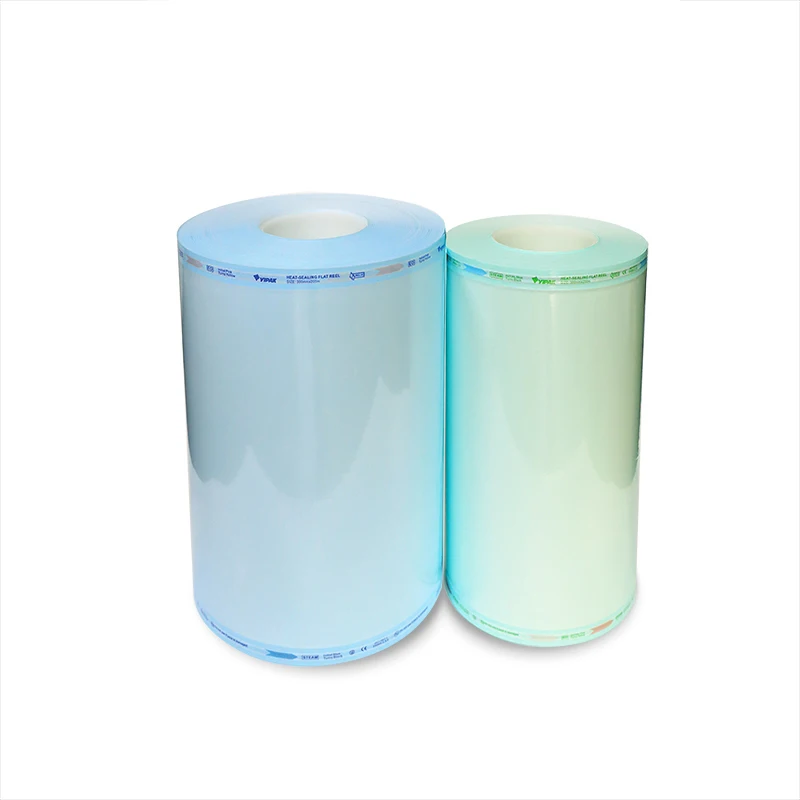 CE Certificate Disposable Medical Autoclave EO Flat Sterilization Pouch Roll Surgical Instrument Packaging