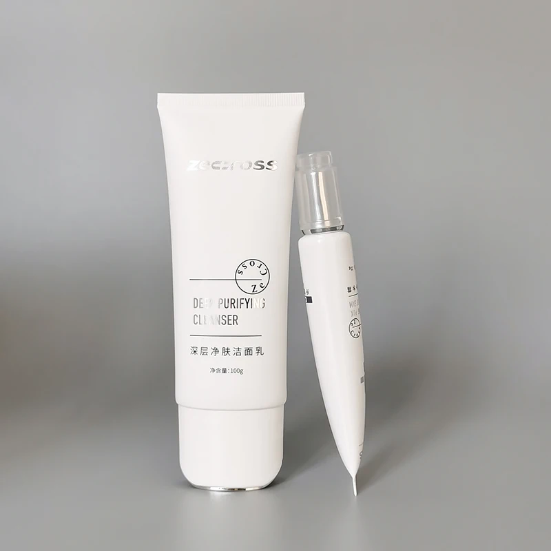 Slim or Flat options korean jars bottles set for cosmetics luxury cosmetic acrylic cream jar and bottle kits