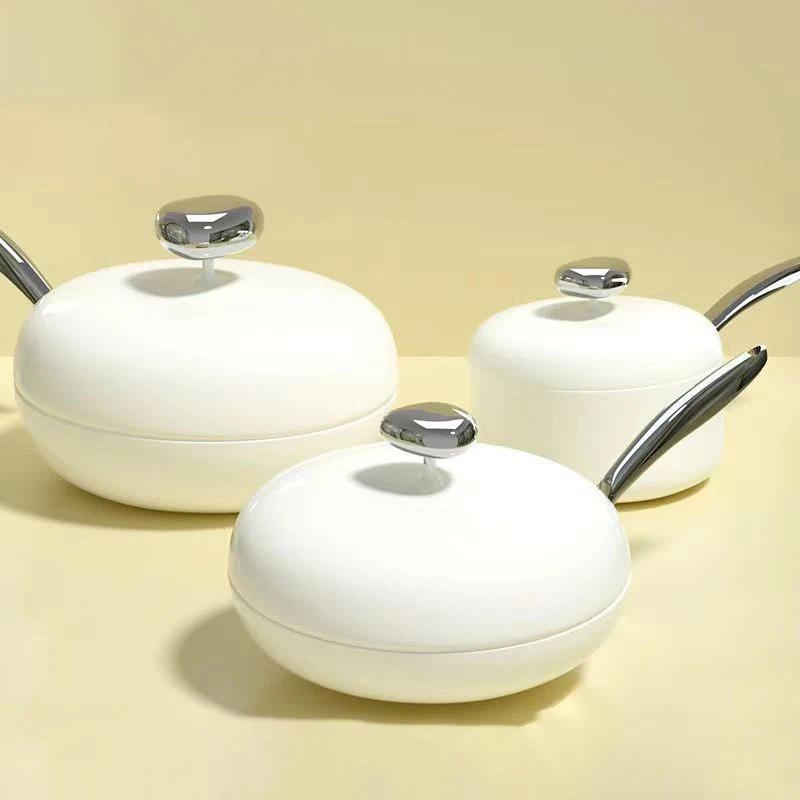 Good Quality Household Wok Kitchen Utensils Fry Pan Deep Design Cooking Medical Stone Non-stick Wok Pot Pans