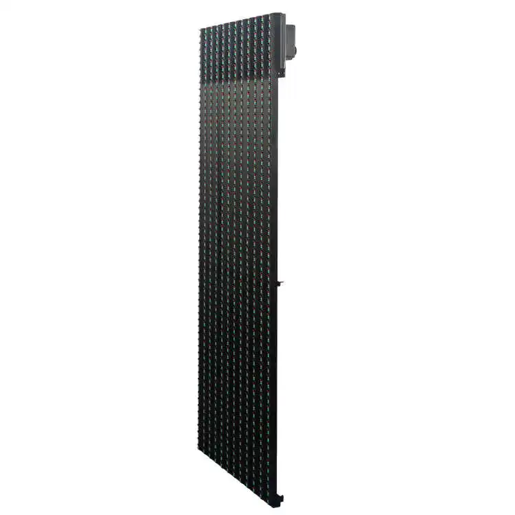  PrivaLED 5 years warranty p15.6 integrated high brightness front easy install IP67 Led curtain screen for Building