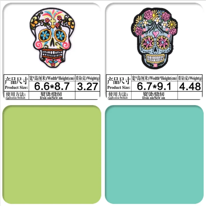 Different peking opera embroidered iron on patches embroidery patches for clothing