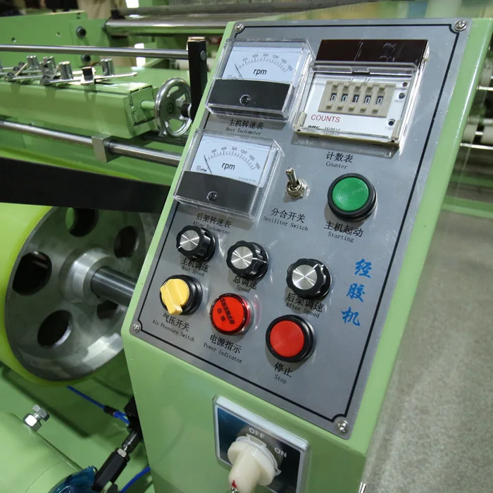 Zhengtai Cheap Price Auto Warping Textile Yarn Sectional Latex Warping Machine nylon yarn warping machine