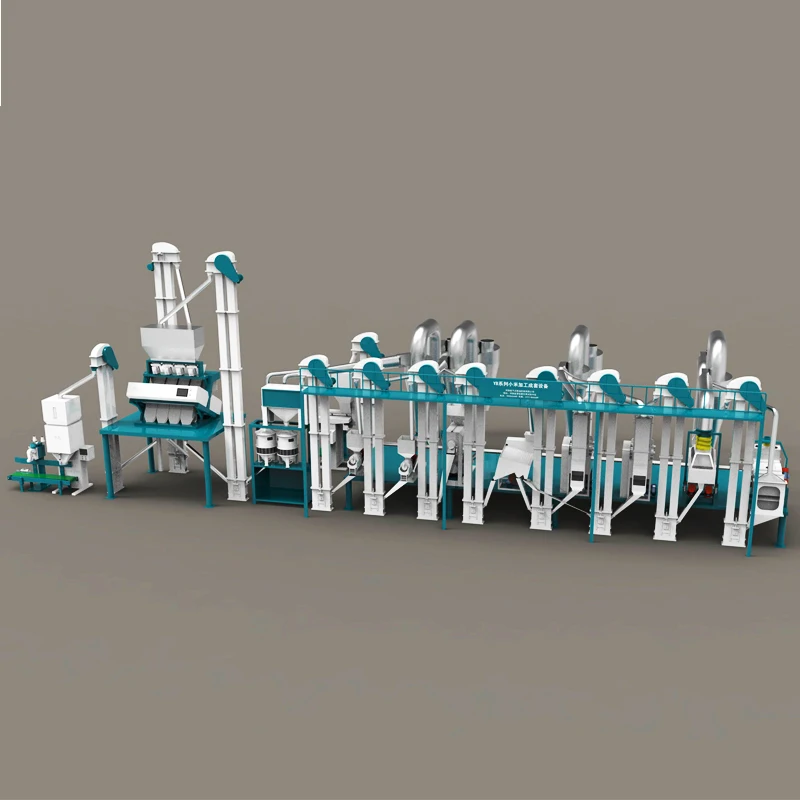 50TPD 2 ton per hour Complete Set  Automatic Rice Milling Mill Grind Machine plant