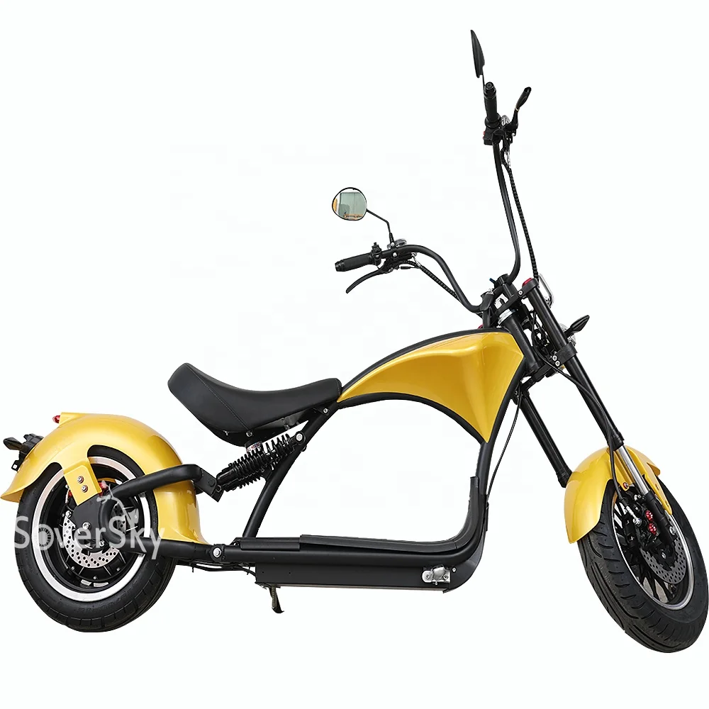 Soversky Мотоцикл Электрический harley citycoco мотоциклы электрические 2000 Вт Чоппер мотоцикл скутер склад в