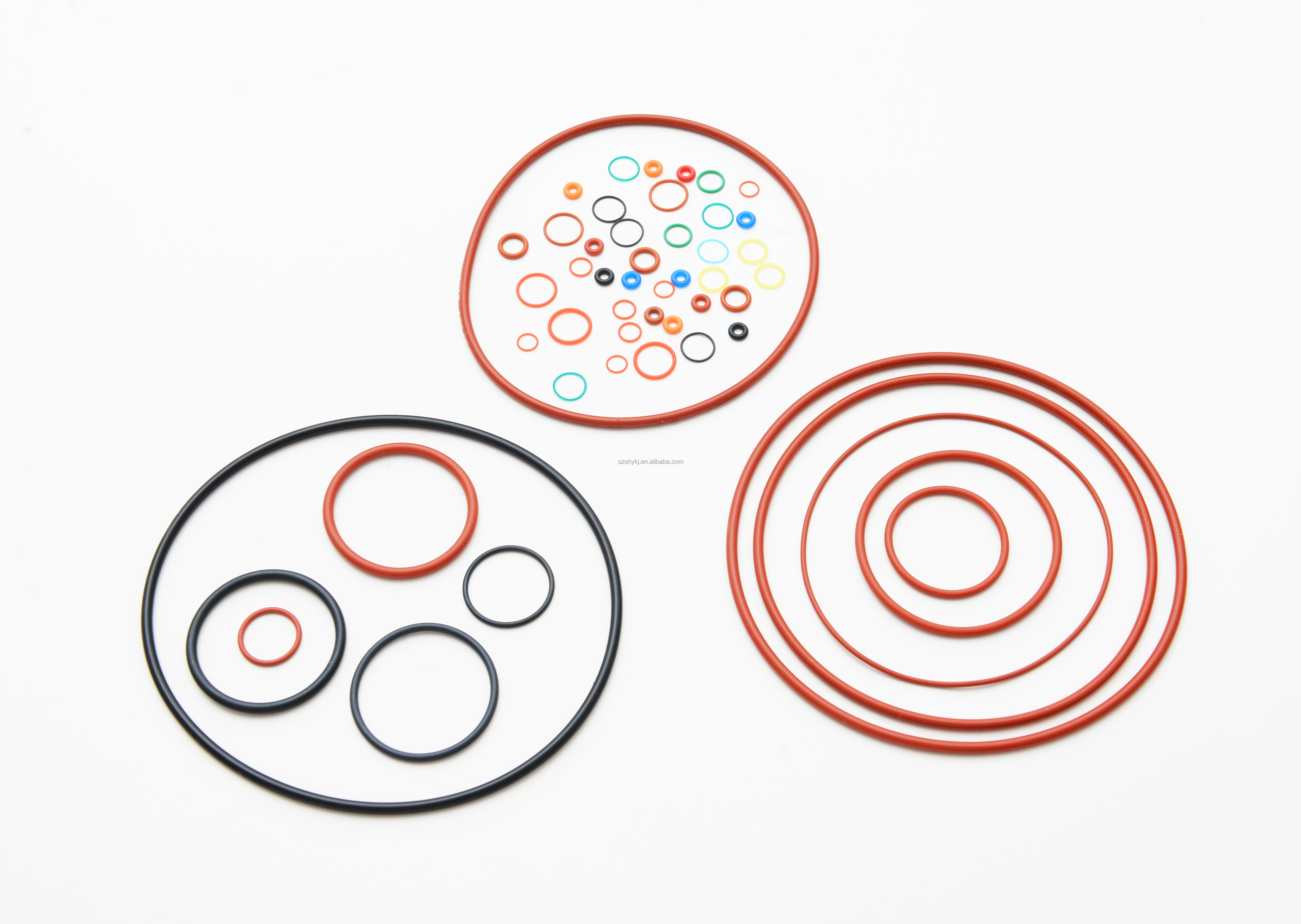 Customized Nitrile silicone Rubber O rings Silicone sealing ring rubber oil seal with  various sizes