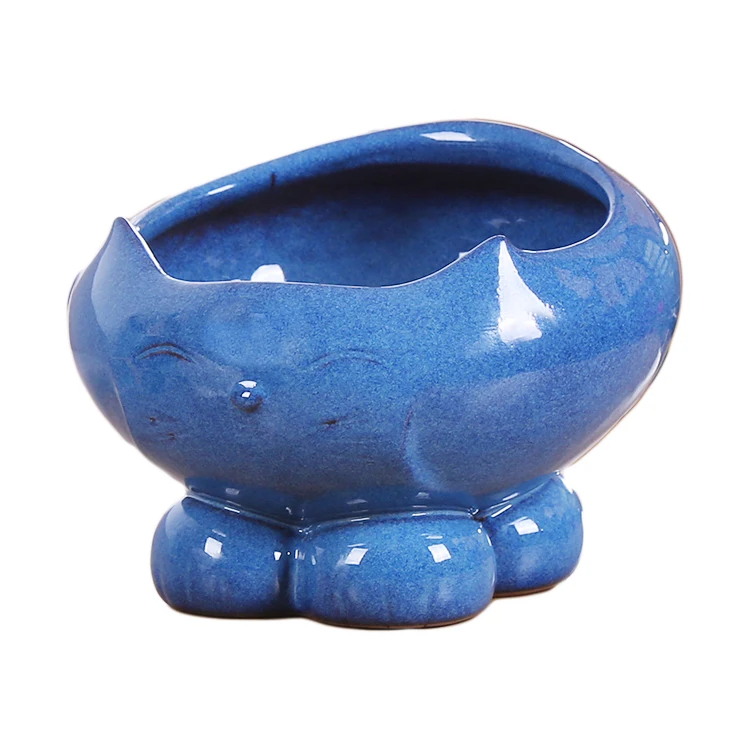  Ceramic Cat Feeder Bowl Home Use Smple Food Dispenser Pet Drinking Water Slow
