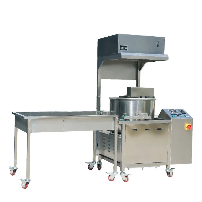 Электромагнитный Поппер 380 В, 52 унции, разборный стол, одиночный чайник, роскошная модель пола, электромагнитная машина для попкорна