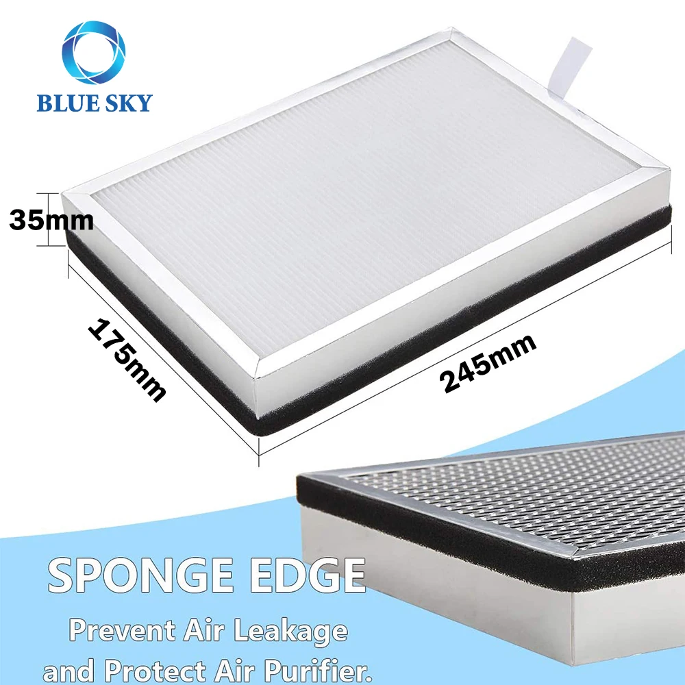 1 Pack MA25 3 in 1 with Pre-filter HEPA and Activated Carbon Filter for Medify MA-25 Air Purifier Parts