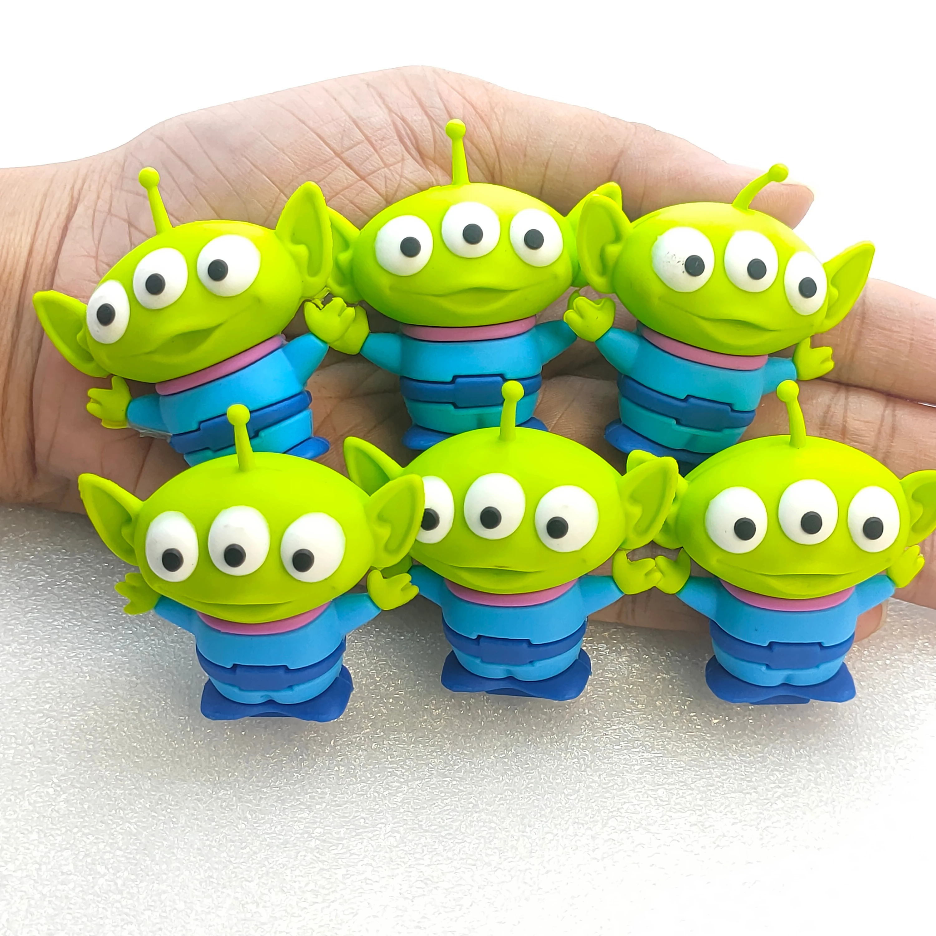 3D кукла аниме фигурка из мультфильма милые Монстры университет инопланетянин орнамент ПВХ экшн-Фигурка Игрушки для мальчиков и